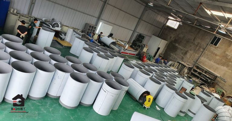 Gia công hệ thống đường ống hút khí thải Công ty TNHH JNTC