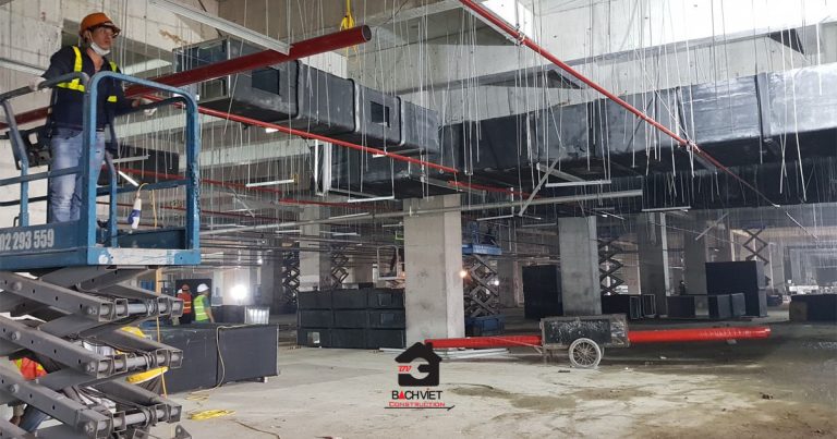 Thi công lắp đặt hệ thống làm mát và chiếu sáng nhà máy Công ty TNHH Compal Việt Nam